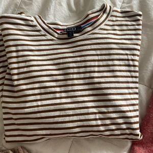 Classic boyfriend cut striped t from AYR